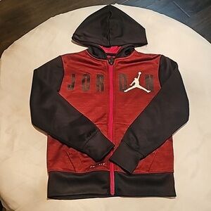 JORDAN Brand hoodie red and black size S 8-10